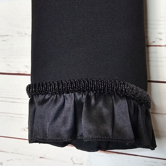 Tahari Arthur S. Levine Bolero Jacket with Silk Sleeve Cuffs - Picture 4 of 10